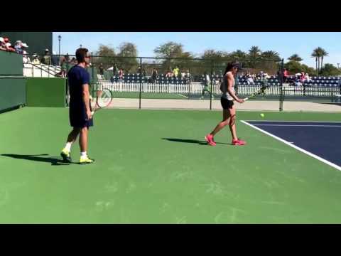 Johanna Konta’s ball bounce and service motion