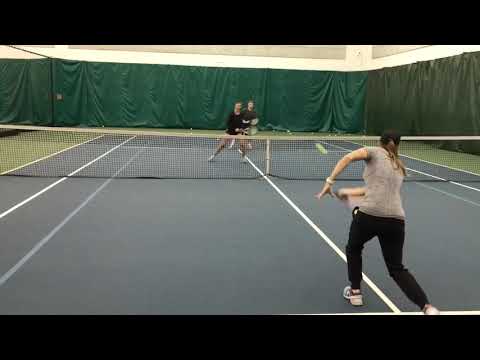 Tuesday Tennis Tips: Poaching practice